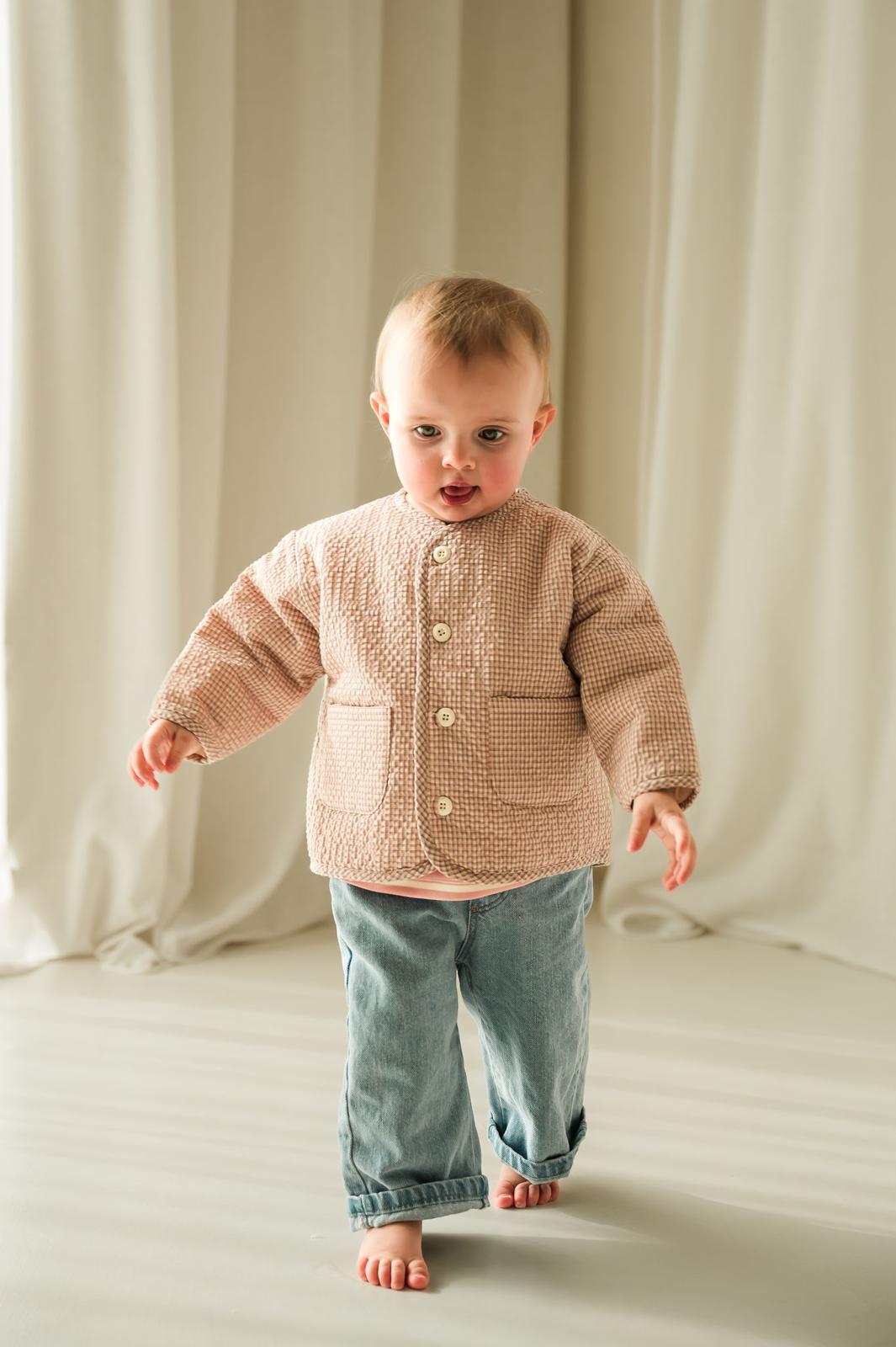 Spring jacket roze