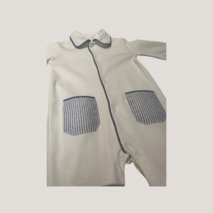 Babypakje living nature wit/blauw