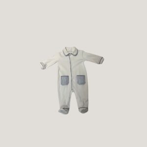 Babypakje living nature wit/blauw