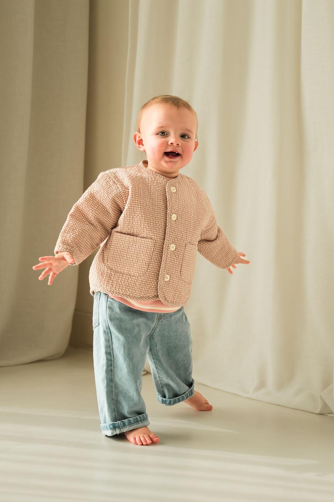 Spring jacket roze