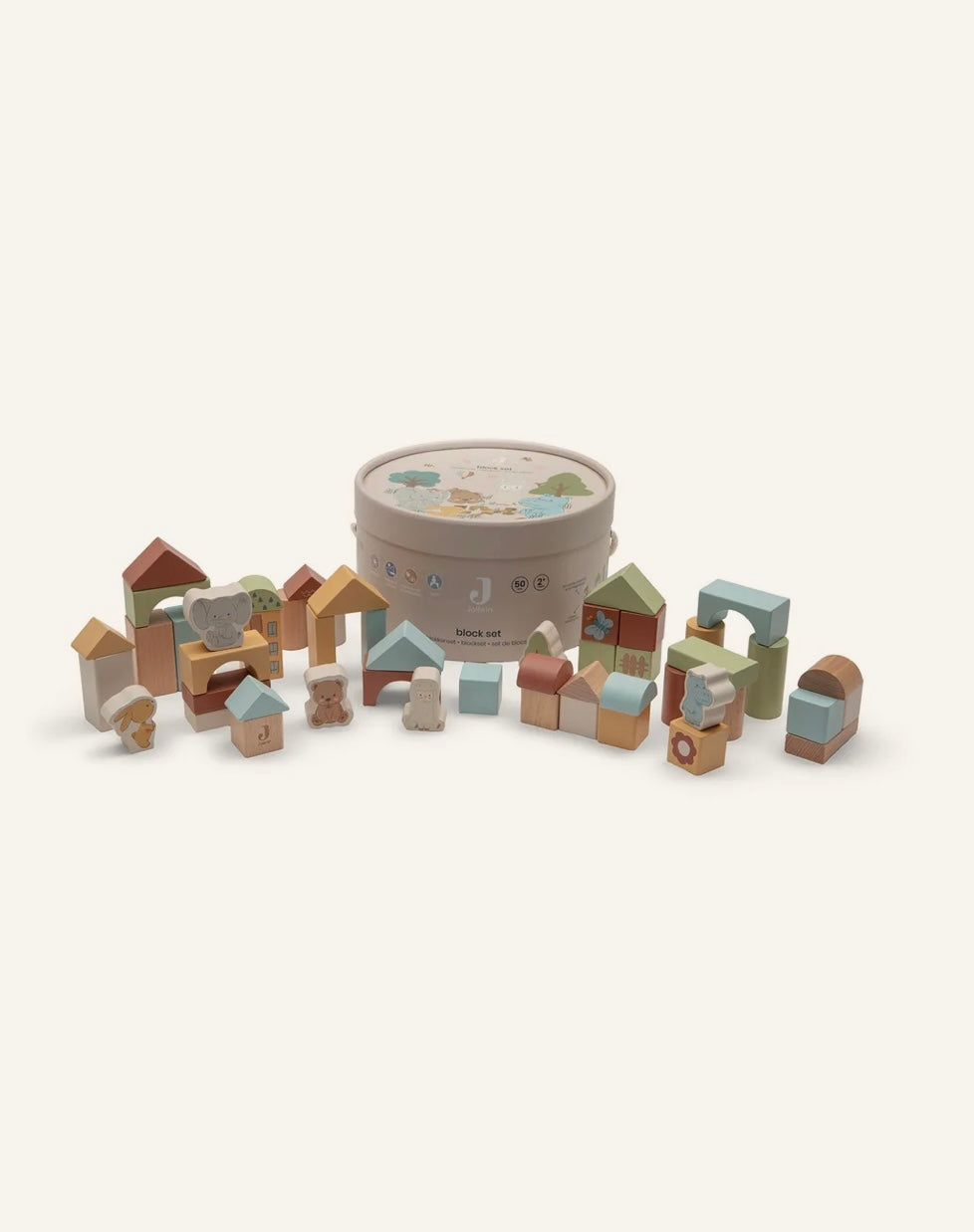 Houten blokkenset Jolies