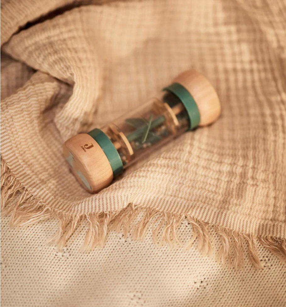 Deken - Fringe Stripe Biscuit