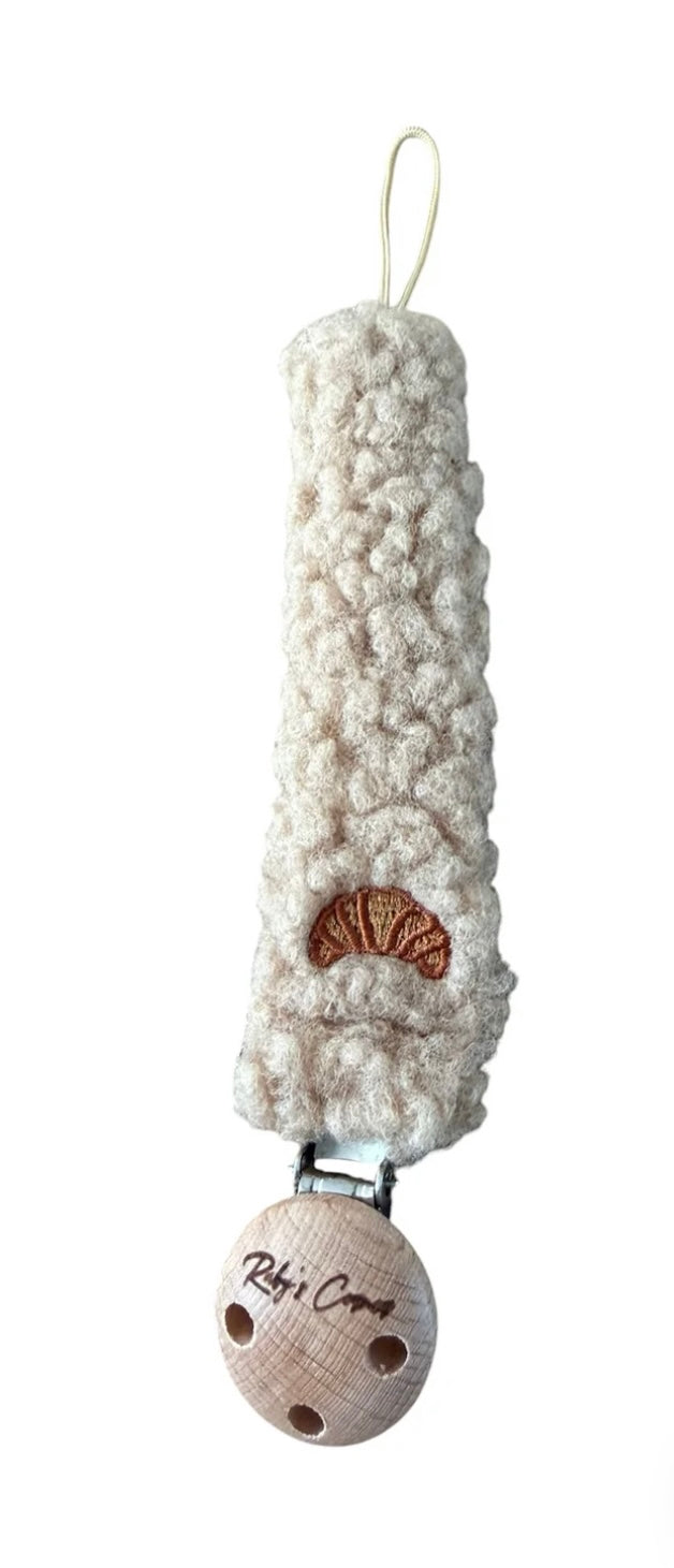 Speenkoord Teddy - Croissant