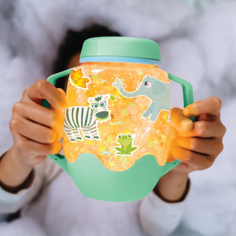 Glo Pals Sensory Playjar set Dierentuin groen