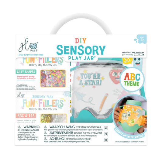 Glo Pals Sensory Playjar set Dierentuin groen