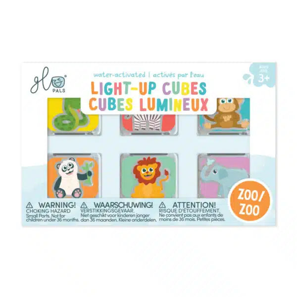 Glopals Light Up Cubes – Zoo