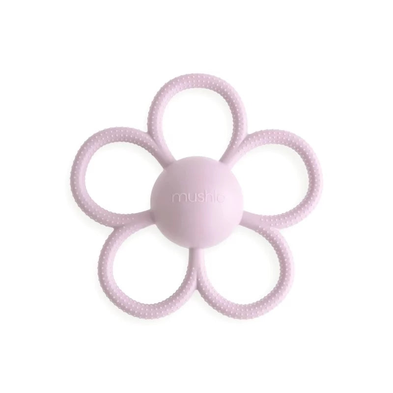 Mushie bijtring / rammelaar Daisy