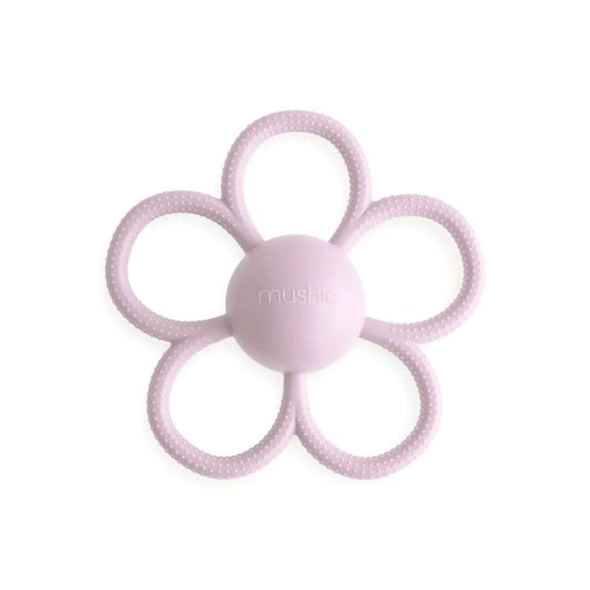 Mushie bijtring / rammelaar Daisy