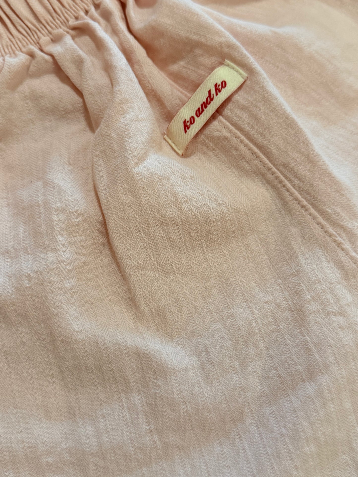 Pink linnen trouser